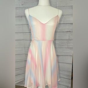 Boutique Pink and blue dress